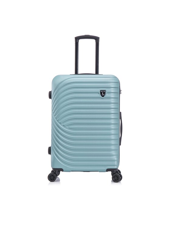 Valiză mare Semi Line T5862-3 Albastru