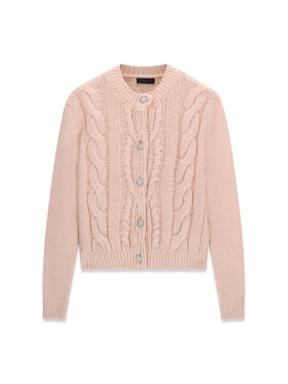 Guess Guess Svetr 181976 Růžová Classic Fit
