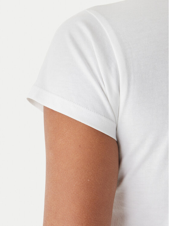 HUGO HUGO Majica Dichroma_B 50560769 Bela Slim Fit