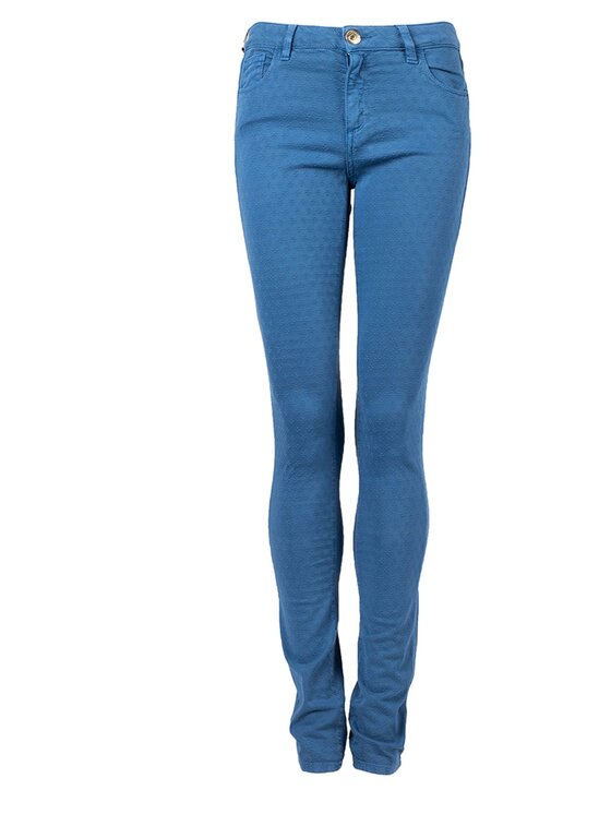 Trussardi Trussardi Kalhoty z materiálu 56J00059 Modrá Skinny Fit