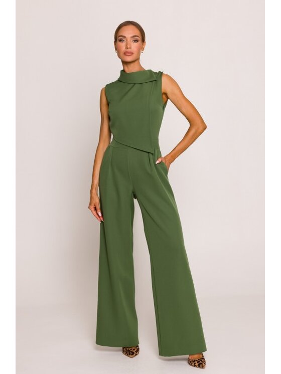 Made of Emotion Damski Kombinezon, rozmiar L, Zielony, M702