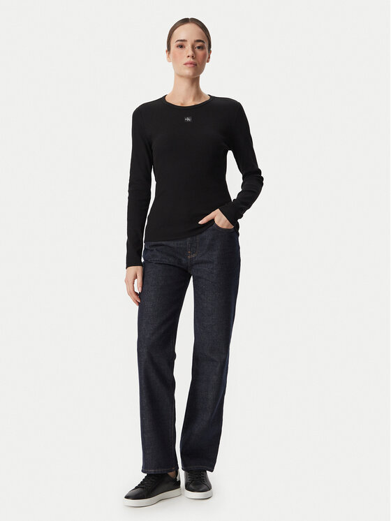 Calvin Klein Jeans Calvin Klein Jeans Bluzka LV047H259G Czarny Regular Fit
