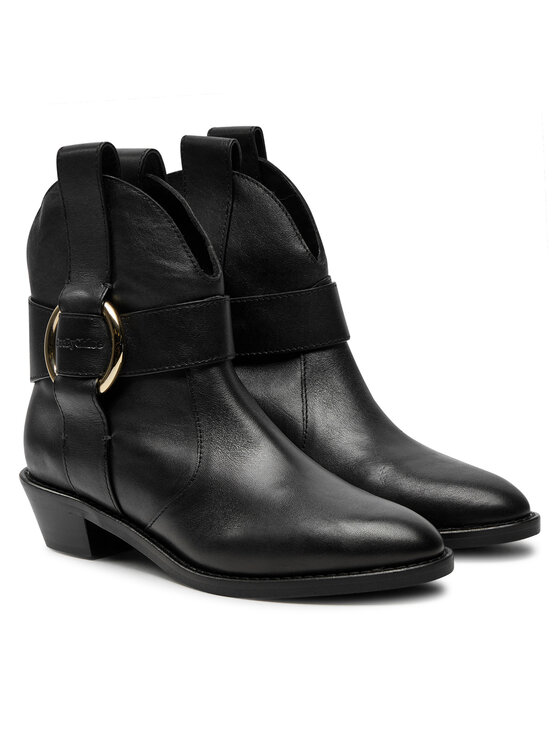 See By Chloé See By Chloé Western csizmák New Ring SB43000A Fekete