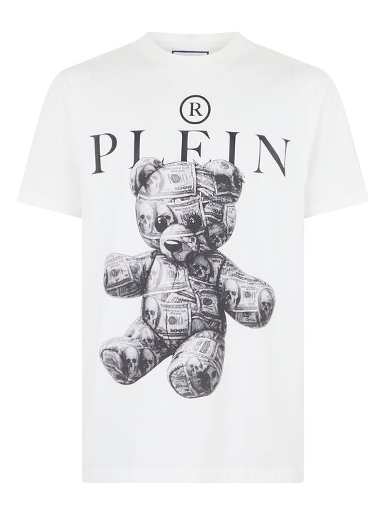 PHILIPP PLEIN PHILIPP PLEIN T-shirt 31600 Bianco Regular Fit