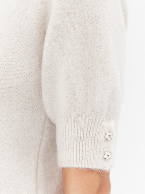 Please Please Maglione M734723507 Écru Regular Fit