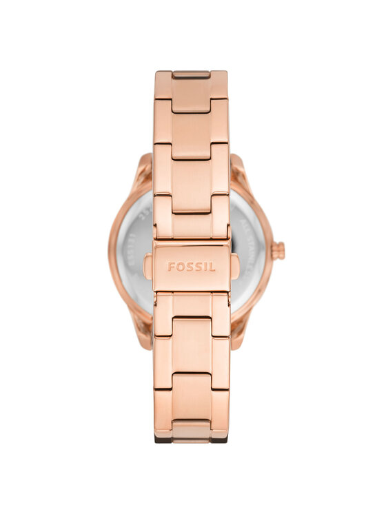Fossil Fossil Zegarek ES5131 Różowe złoto