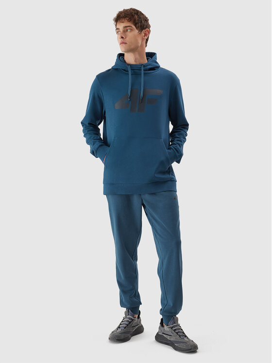 4F 4F Суитшърт 4FAW23TSWSM694 Тъмносин Regular Fit