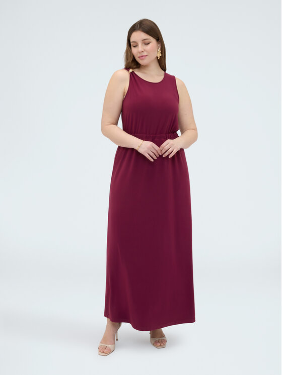 Fiorella Rubino Fiorella Rubino Abito da sera 7017L001189N036 Bordeaux A-Line Fit