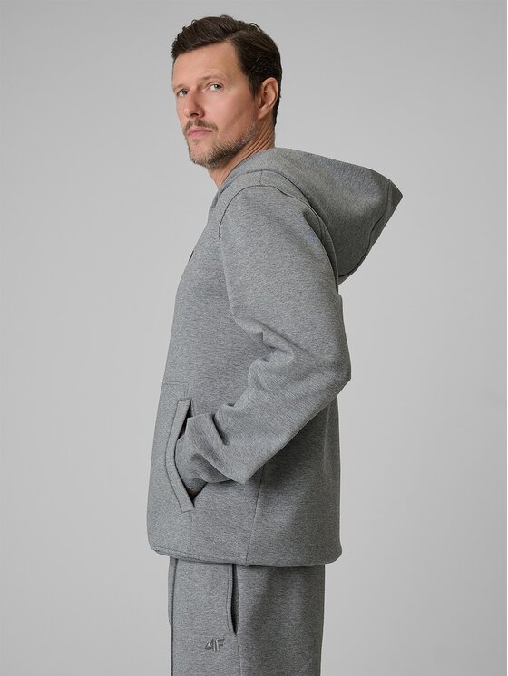 4F 4F Felpa 4FRSS26TSWSM2793-24M Grigio Regular Fit