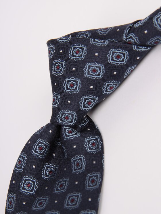 ELSNER ELSNER Γραβάτα JEDWAB ŻAKARD A0883 Σκούρο μπλε