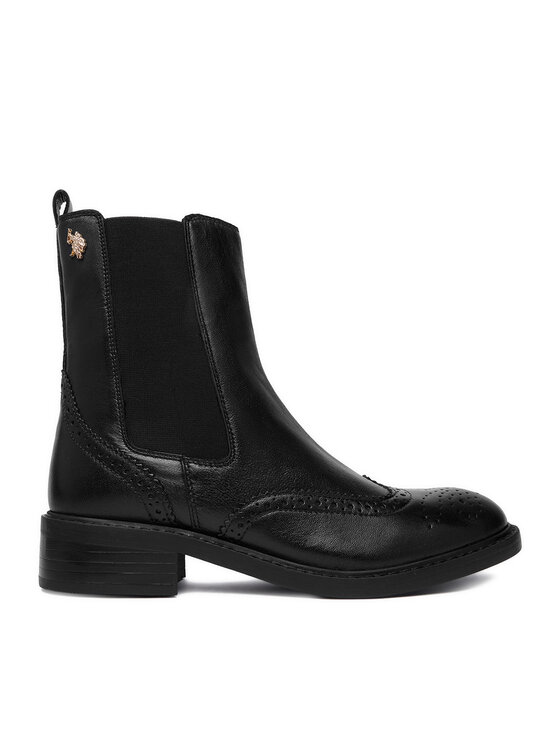 U.S. Polo Assn. U.S. Polo Assn. Kotníková obuv s elastickým prvkem EO-GALLES001W/GL1 Černá