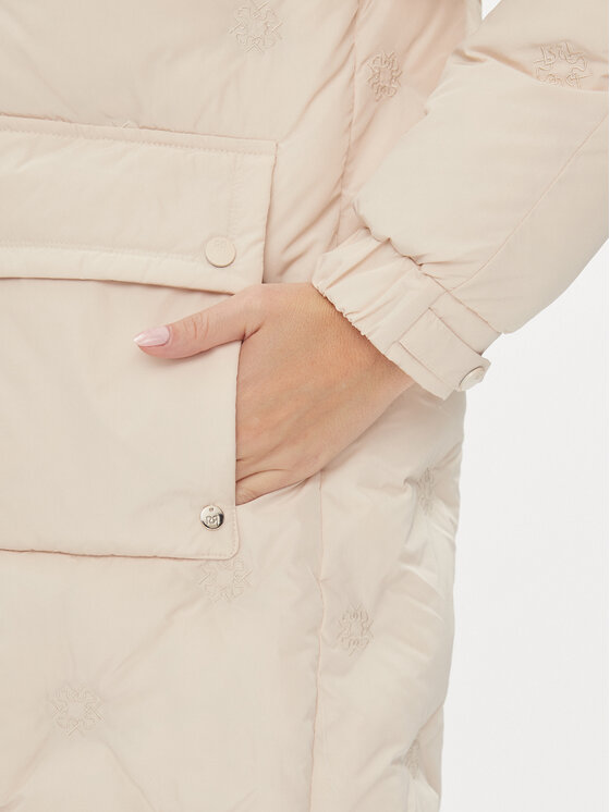 Rinascimento Rinascimento Kurtka zimowa CFC0113536003 Écru Regular Fit