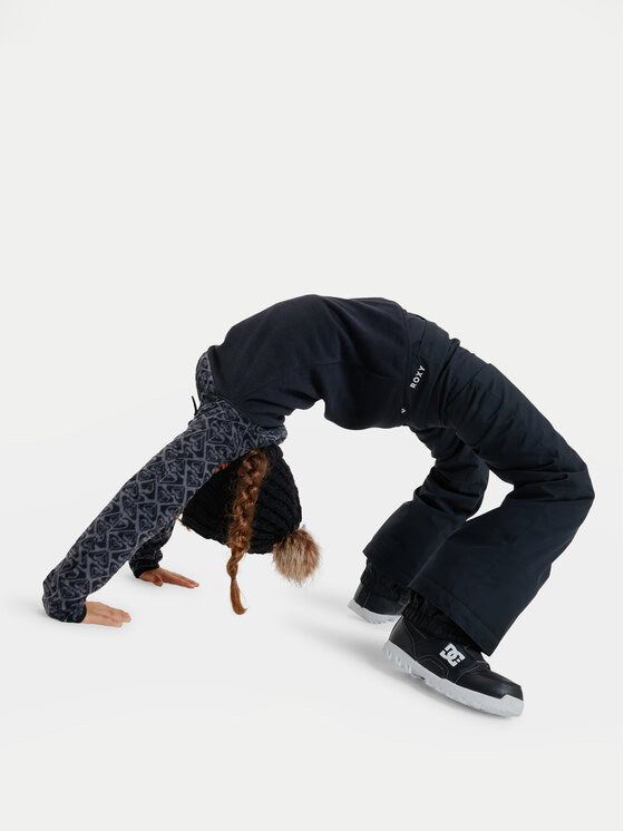Roxy Roxy Сноуборд панталони Backyard ERGTP03059 Черен Regular Fit