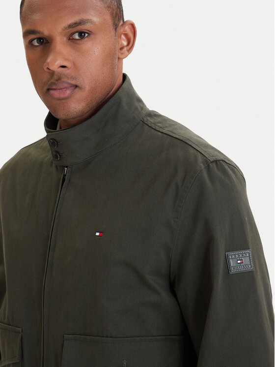 Tommy Hilfiger Tommy Hilfiger Μπουφάν μεταβατικό Harrington MW0MW42507 Πράσινο Regular Fit
