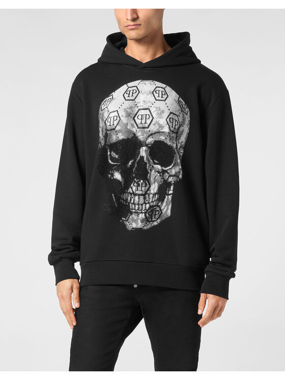 PHILIPP PLEIN PHILIPP PLEIN Felpa 20429 Nero Regular Fit