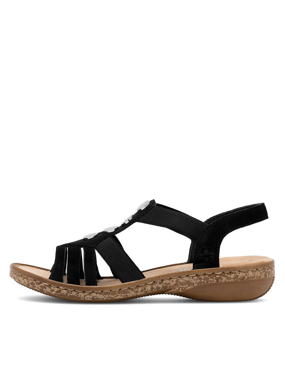 Rieker Rieker Sandalen 62831-00 Schwarz
