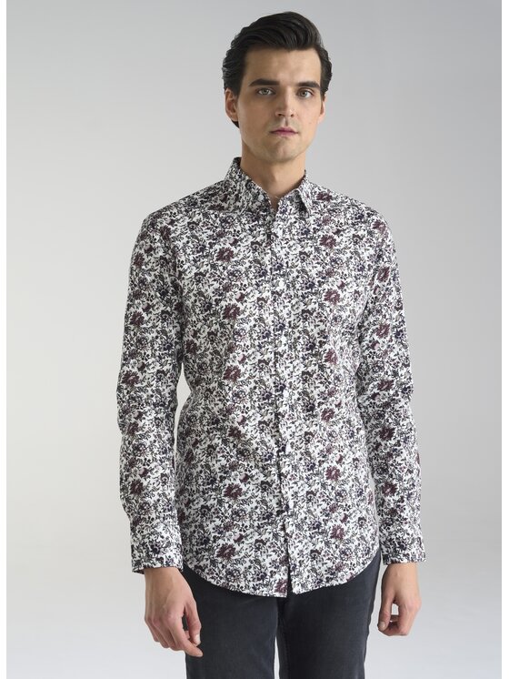 Pako Lorente Pako Lorente Koszula P24SF-1X-015 Biały Slim Fit