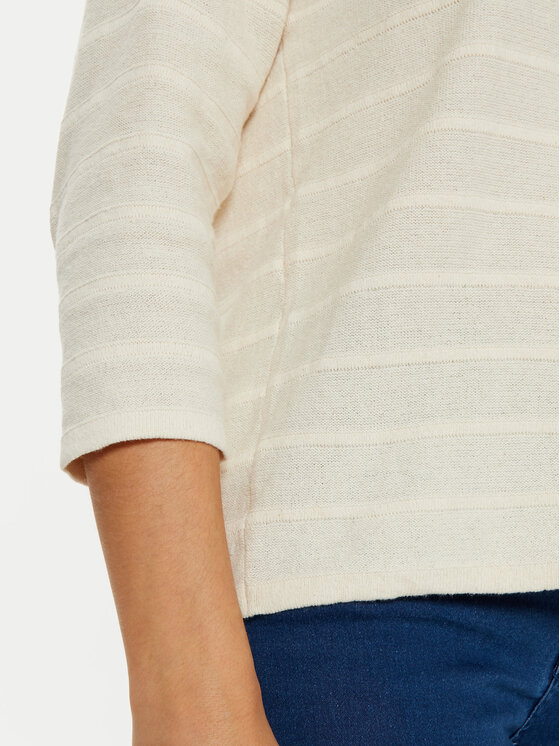 Fransa Fransa Sweter Sinne 20614273 Écru Regular Fit