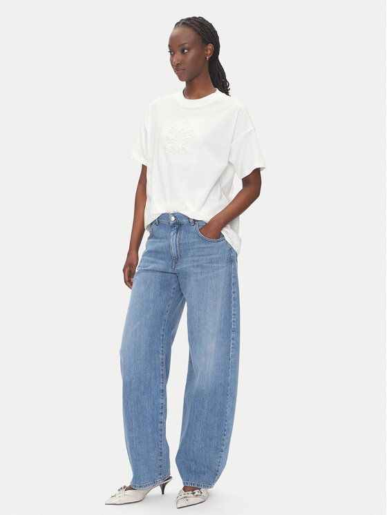 ViCOLO ViCOLO T-shirt RD0119 Bijela Regular Fit