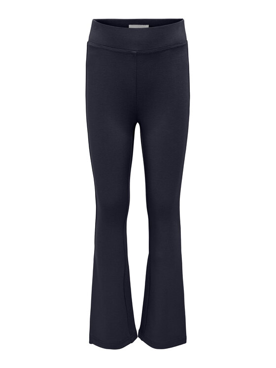 Kids ONLY Bavlnené nohavice Paige 15193010 Tmavomodrá Flared Fit