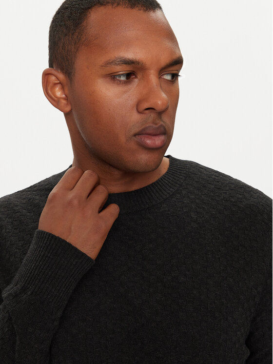 Sisley Sisley Sweter 1041S103O Czarny Regular Fit