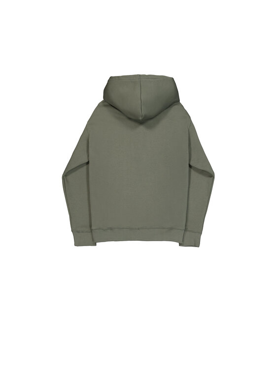 Alpha Industries Alpha Industries Mikina Basic Small Logo Hoodie Zelená Regular Fit