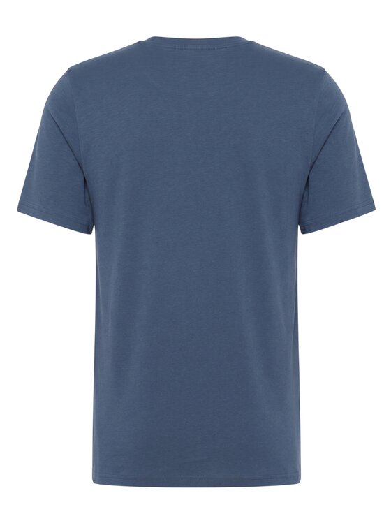 Mustang Mustang T-Shirt Style Alex Niebieski Regular Fit