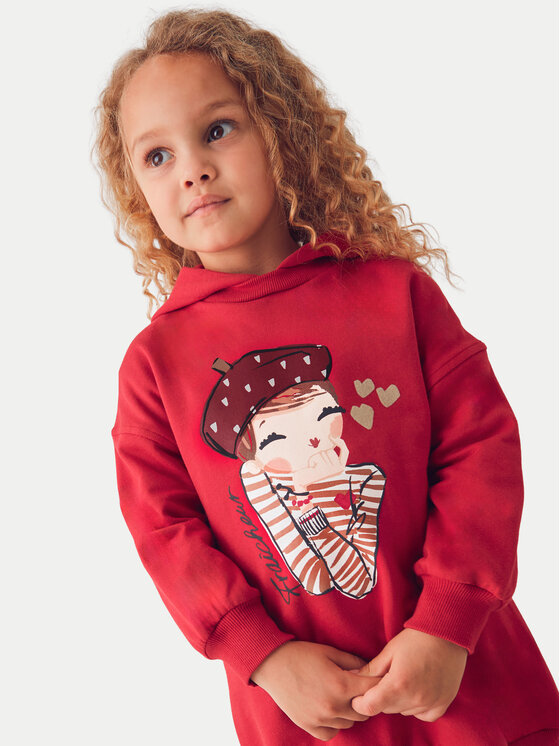 Mayoral Mayoral Kootud kleit 4928 Punane Regular Fit