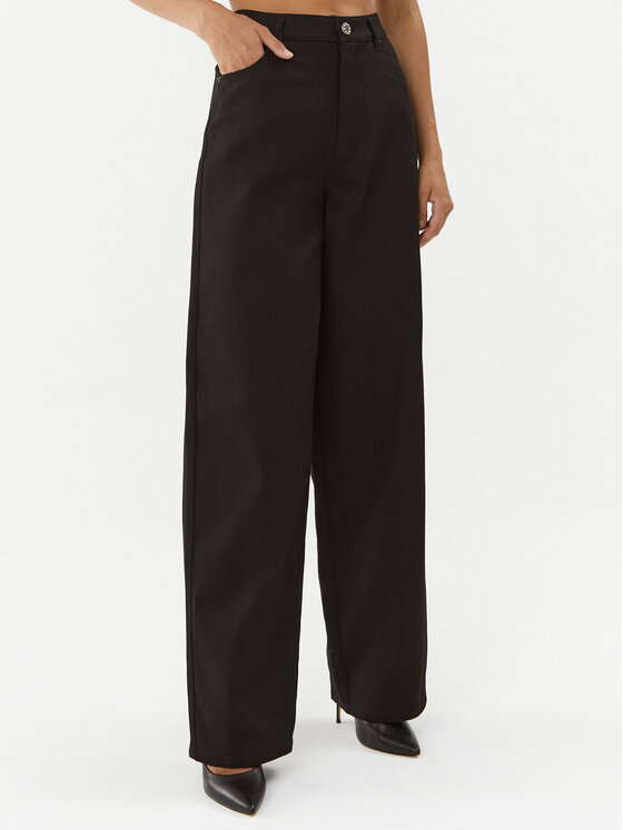 ROTATE ROTATE Τζιν Twill 111204100 Μαύρο Regular Fit