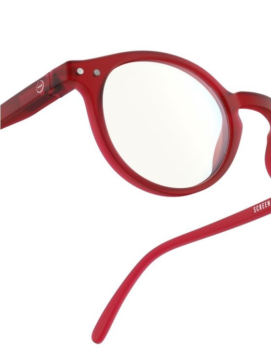 IZIPIZI IZIPIZI Okulary z filtrem blue light Screen Adult Czerwony