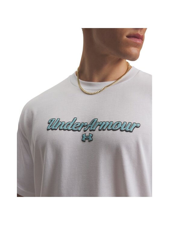 Under Armour Under Armour T-Shirt 6009266 Biały Oversize