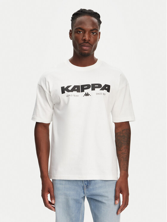 Kappa Kappa T-krekls Nhisso 351S5MW Balts Regular Fit