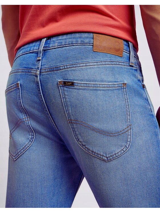 Lee Lee Jeansy Malone Niebieski Skinny Fit