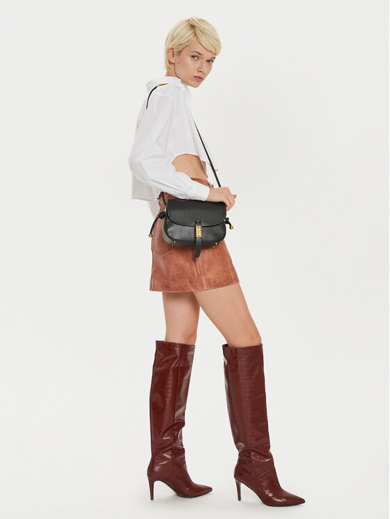 PINKO PINKO Rankinė Saddle Mini AI 24-25 PLTT 103831 A1ZX Juoda