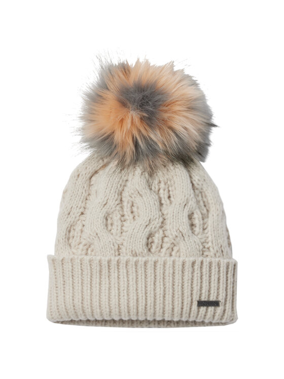 Columbia Columbia Berretto Columbia Boundless Days Cable Knit Pom Beanie Beige