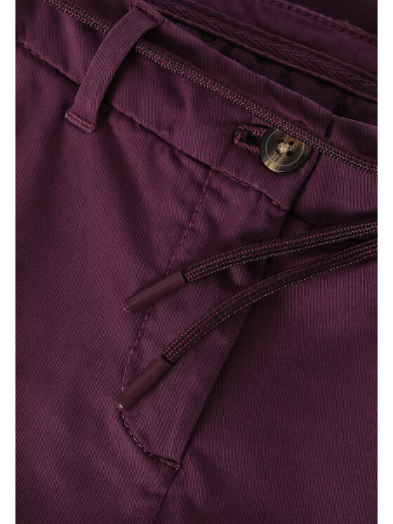 TATUUM TATUUM Spodnie materiałowe HINO Fioletowy Skinny Fit
