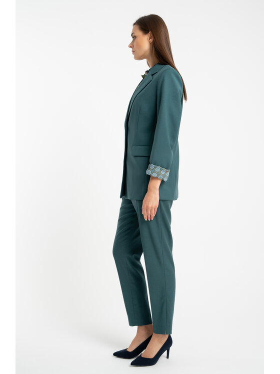 CLICK CLICK Σακάκι 71-0047 Πράσινο Regular Fit