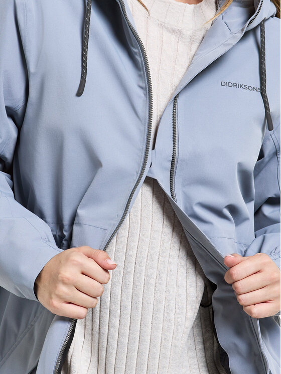 Didriksons Didriksons Parka Marta-Lisa Wns Prk 2 504823 Błękitny Regular Fit