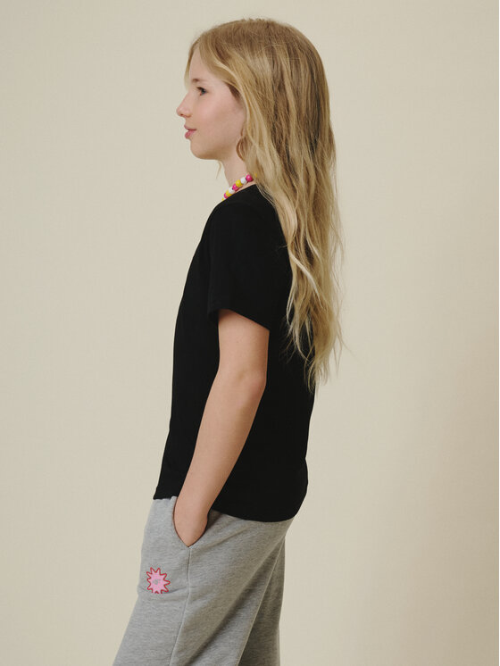 4F 4F T-Shirt MOVE OUTSIDE Czarny Regular Fit