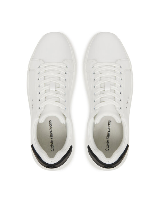 Calvin Klein Jeans Calvin Klein Jeans Sneakersy Chunky Cupsole Ru Patch Lth YM0YM01296 Biały