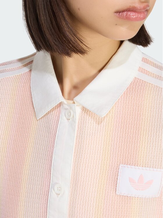 adidas adidas Polo 165671 Różowy Regular Fit