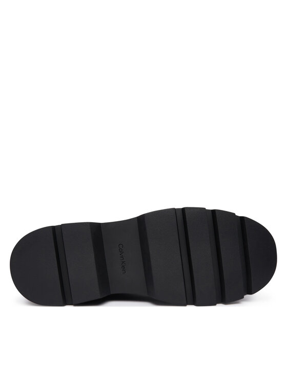 Calvin Klein Calvin Klein Μποτάκια με λάστιχο Lugged Chelsea Boot Matt Lth HM0HM02445 Μαύρο