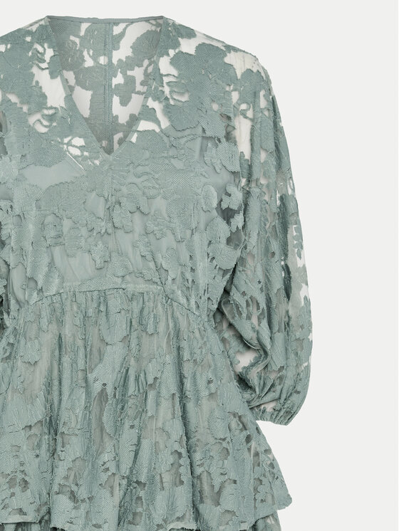 YAS YAS Cocktail obleka Miri 26036644 Zelena Regular Fit