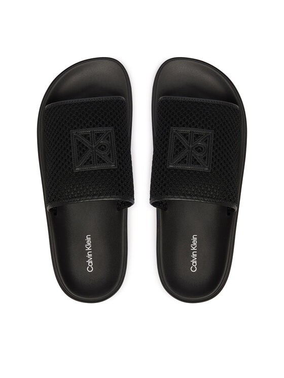 Calvin Klein Calvin Klein Nazouváky Mesh Mule Slides HW0HW02889 Černá