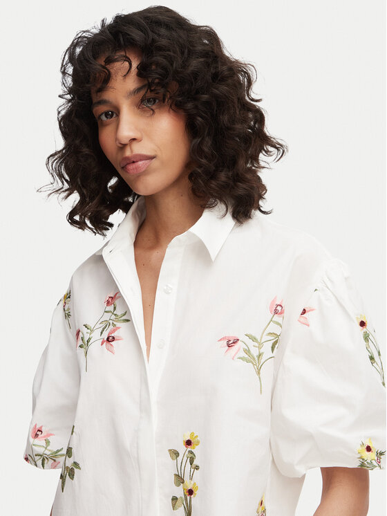 French Connection French Connection Сорочка Cambria 729G7 Білий Relaxed Fit