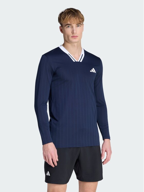 adidas adidas Koszulka techniczna 162190 Niebieski jasny Slim Fit