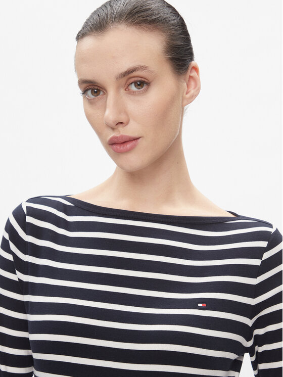 Tommy Hilfiger Tommy Hilfiger Blúz New Cody WW0WW40589 Sötétkék Slim Fit