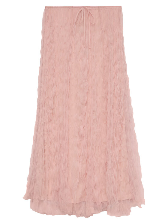 Vero Moda Vero Moda tylová sukňa Caralia 10341582 Ružová Regular Fit