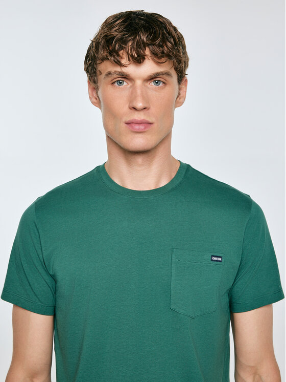 BIG STAR BIG STAR T-Shirt CARBON Zielony Basic Fit