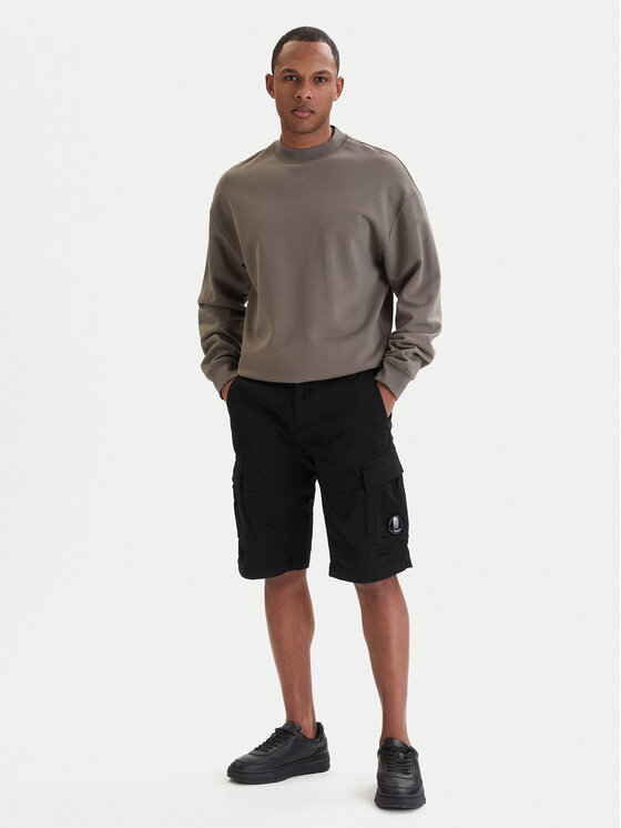 C.P. Company C.P. Company Auduma šorti RSCMBE746A005694G Melns Regular Fit